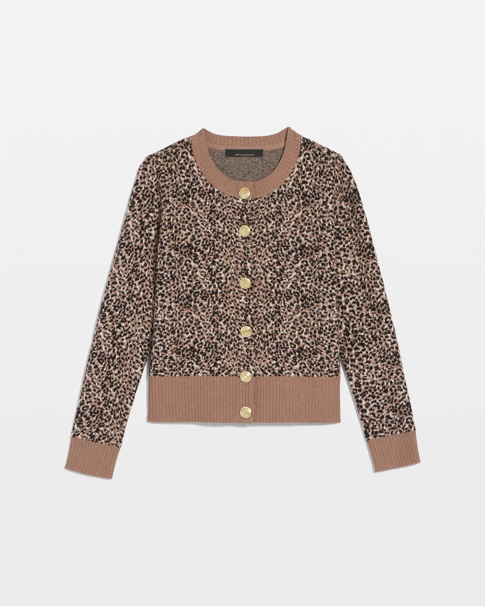 トップス 22AW COOHEM LEOPARD TWEED CARDIGAN トップス 22AW COOHEM LEOPARD TWEED CARDIGAN BASIC TWEED